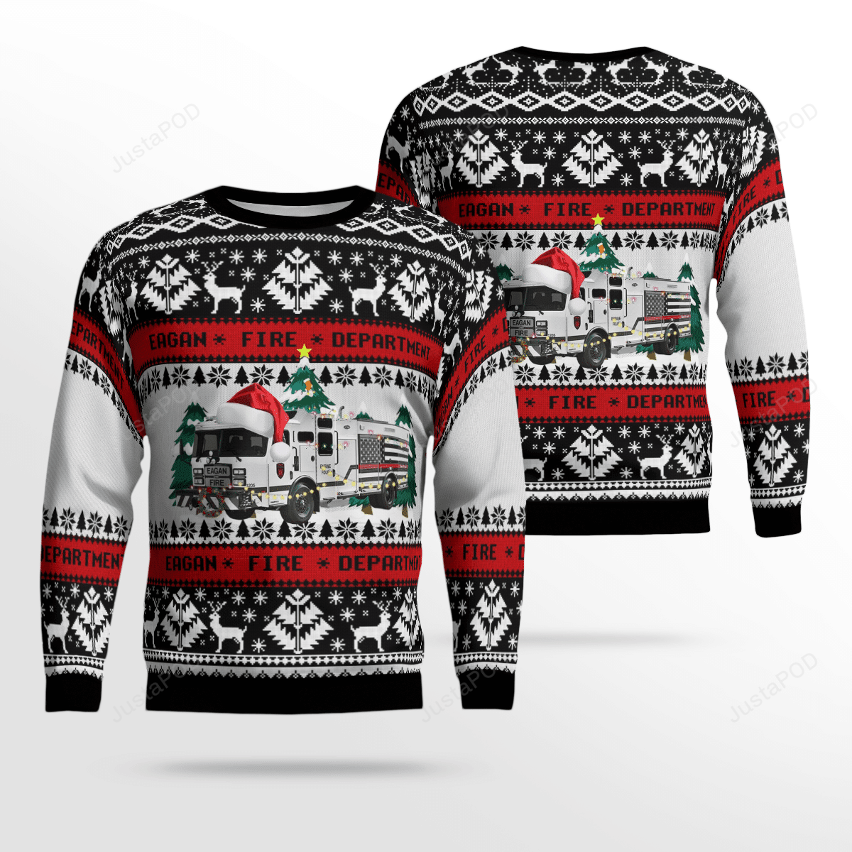 Eagan Fire Department Ugly Christmas Sweater